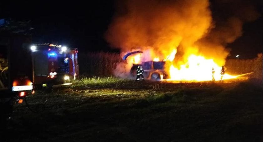 Groźny pożar w trakcie prac polowych [foto]