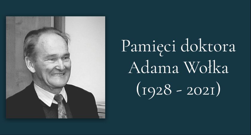 Spotkanie poświęcone pamięci doktora Adama Wołka