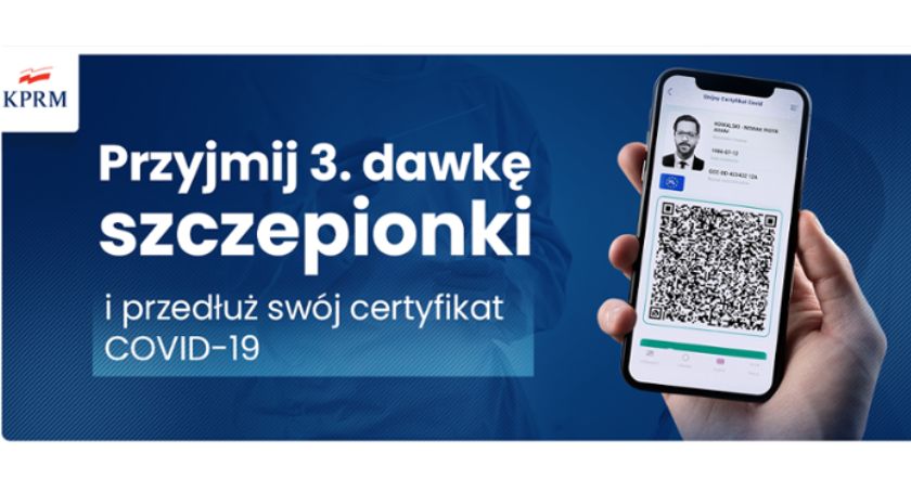 3. dawka szczepionki przeciw COVID-19 a ważność unijnego certyfikatu