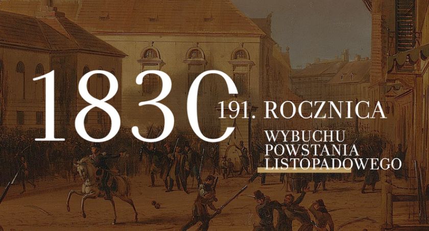 191. rocznica wybuchu Powstania Listopadowego