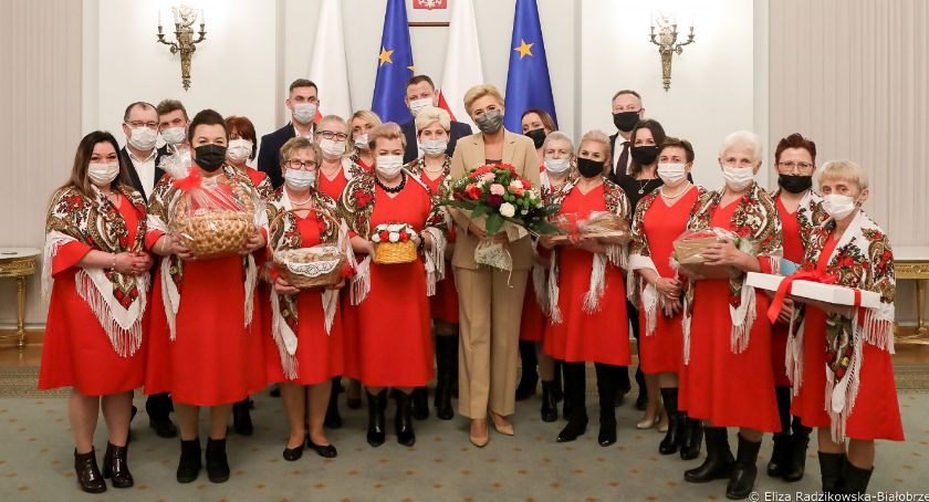 Kobylińskie Maczki z wizytą u Pierwszej Damy [foto]