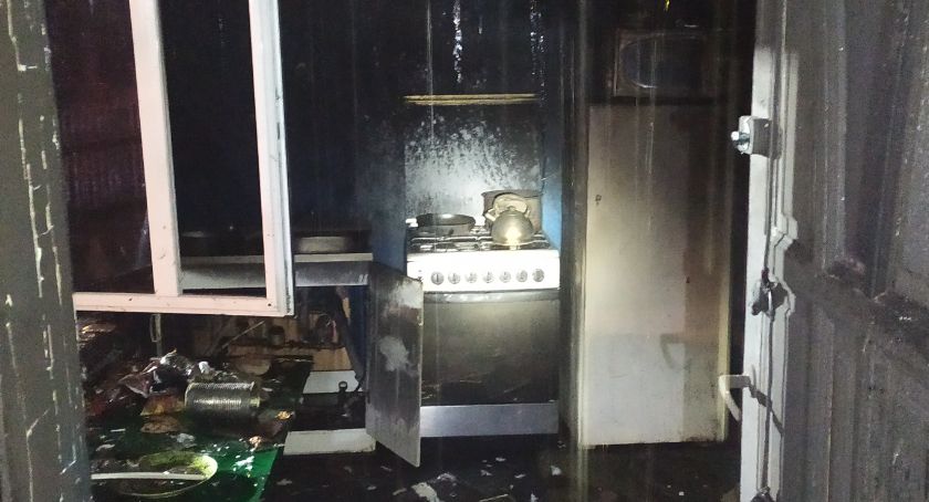 Nocny pożar domu w gminie Nowe Piekuty [foto]