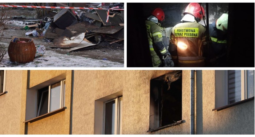 Pożar mieszkania w Wysokiem Mazowieckiem. Są poszkodowani [FOTO+AKTUALIZACJA]