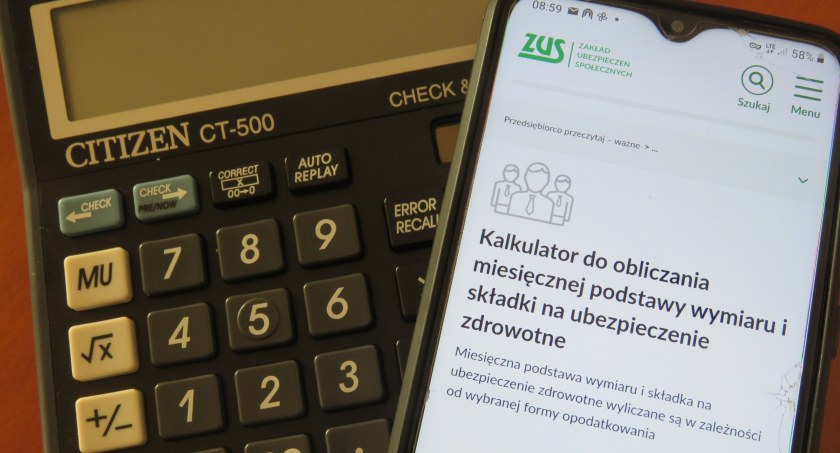 ZUS: Specjalny kalkulator pomoże przedsiębiorcom obliczyć składkę zdrowotną