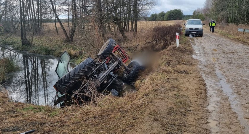 REGION: Śmierć pod ciągnikiem rolniczym [foto]