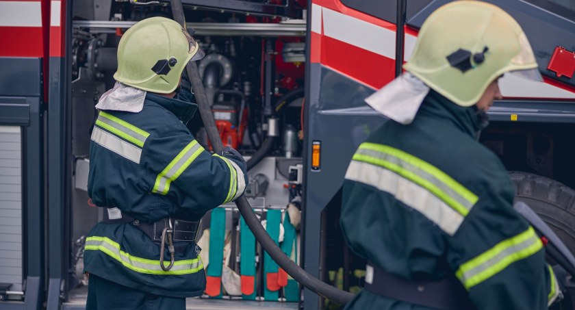 Pożar domu w gminie Klukowo 