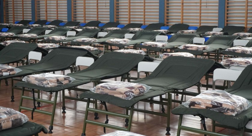 W Wysokiem Mazowieckiem powstał punkt recepcyjny dla uchodźców [FOTO+VIDEO]