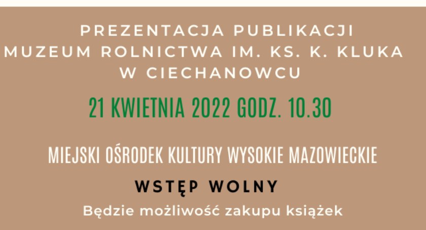 Prezentacja publikacji ciechanowieckiego muzeum w Wysokiem Mazowieckiem