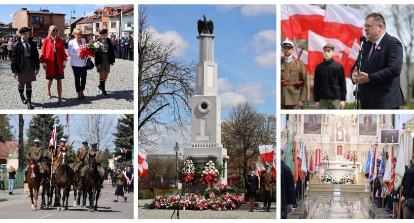 Wysokie Mazowieckie: Uroczyste obchody 231. rocznicy uchwalenia Konstytucji 3. Maja [FOTO+VIDEO]