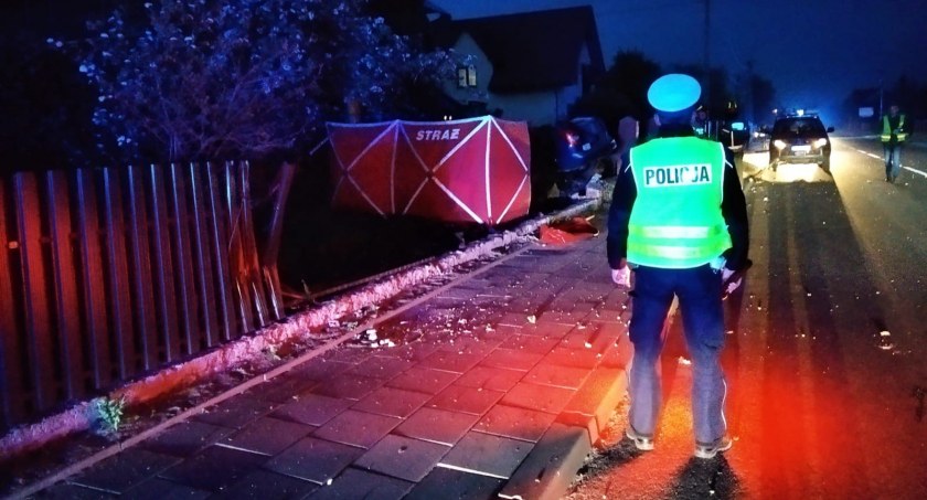 Śmiertelny wypadek na trasie Szepietowo - Brańsk [foto]