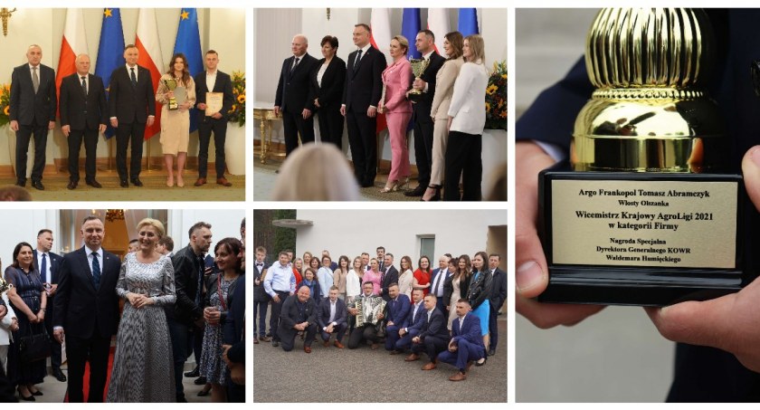 Firma z gminy Szepietowo Wicemistrzem Krajowej AgroLigi 2021 [FOTO+VIDEO z Pałacu Prezydenckiego]