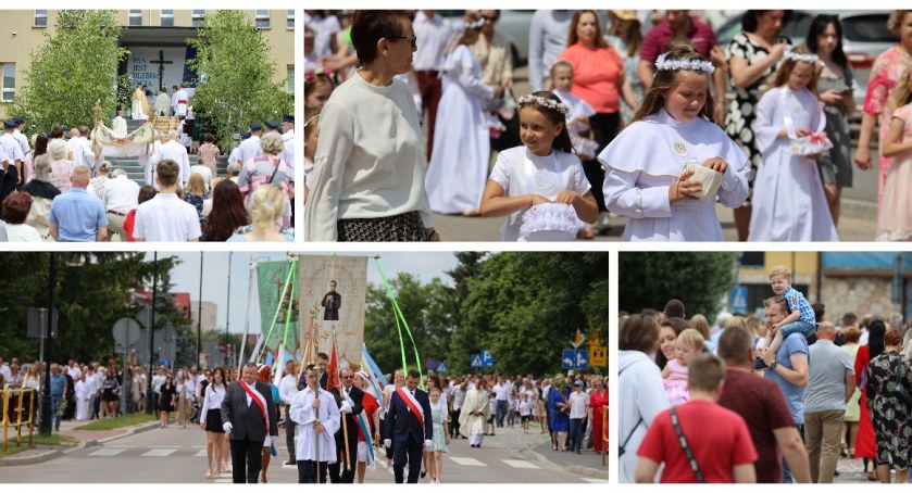 Setki wiernych przeszło ulicami Wysokiego Mazowieckiego w procesji Bożego Ciała [FOTO+VIDEO]