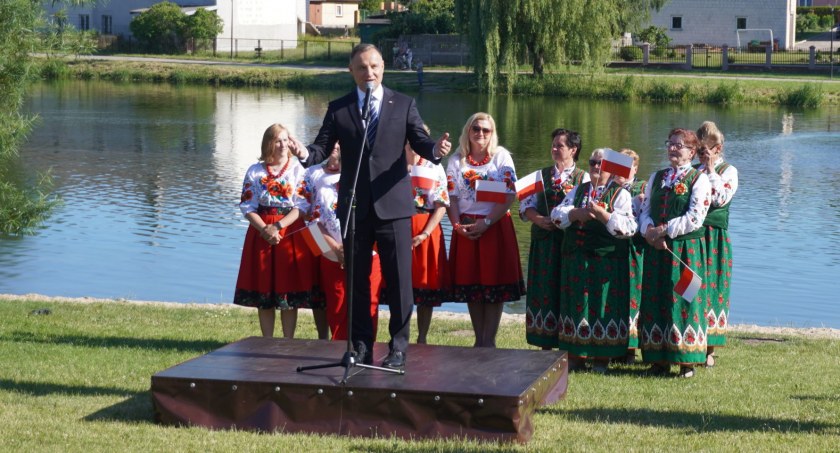 Andrzej Duda pojawił się w regionie [FOTO+VIDEO]