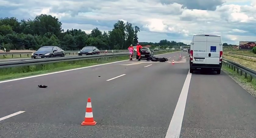 Śmiertelny wypadek na S8 w kierunku Białegostoku. Jeden pas zablokowany [FOTO+AKTUALIZACJA]