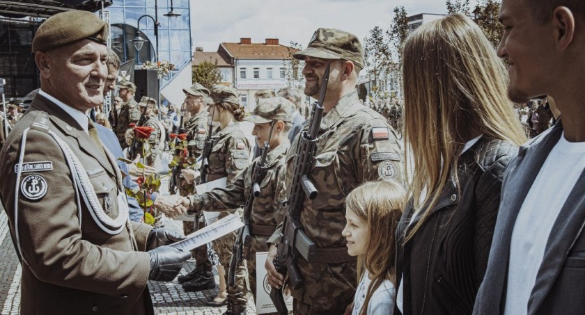 Jubileuszowa przysięga podlaskich terytorialsów [foto]