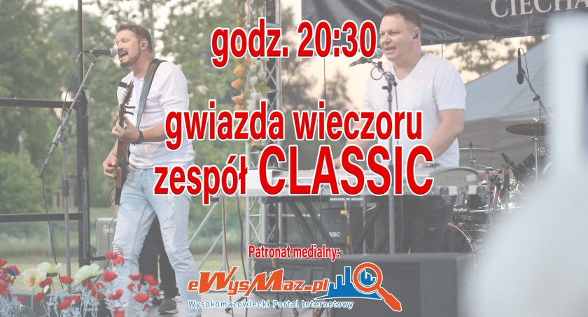 To już dziś! Zespół CLASSIC wystąpi w Wysokiem Mazowieckiem (30.07.2022r.) [video]