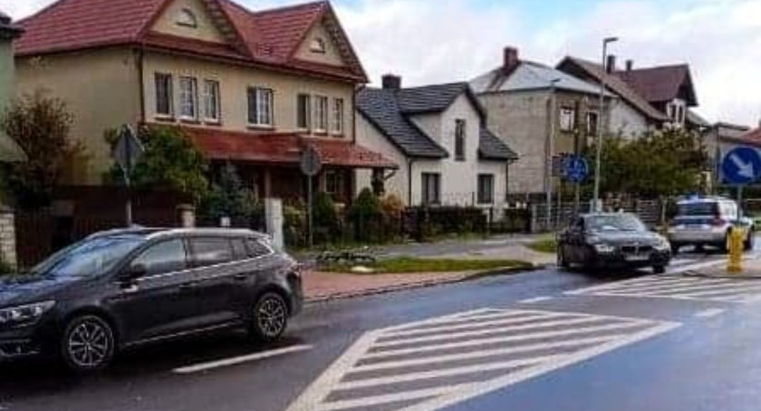 Potrącenie rowerzysty w Szepietowie [foto+aktualizacja]