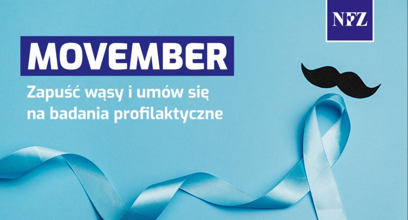 Mężczyzno - zapuść wąsy i umów się na badania profilaktyczne!