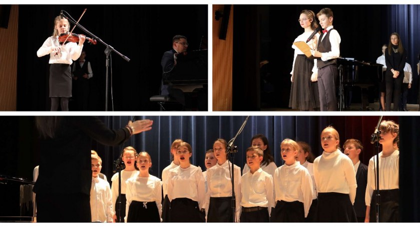 Patriotyczny koncert w Miejskim Ośrodku Kultury. Na scenie uczniowie szkoły muzycznej [FOTO+RETRANSMISJA]