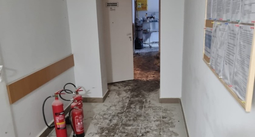 Pożar w Zakładzie Opiekuńczo-Leczniczym w gminie Sokoły [FOTO]