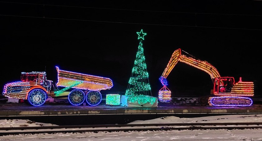Szepietowo: Świąteczna iluminacja... na budowie [FOTO]