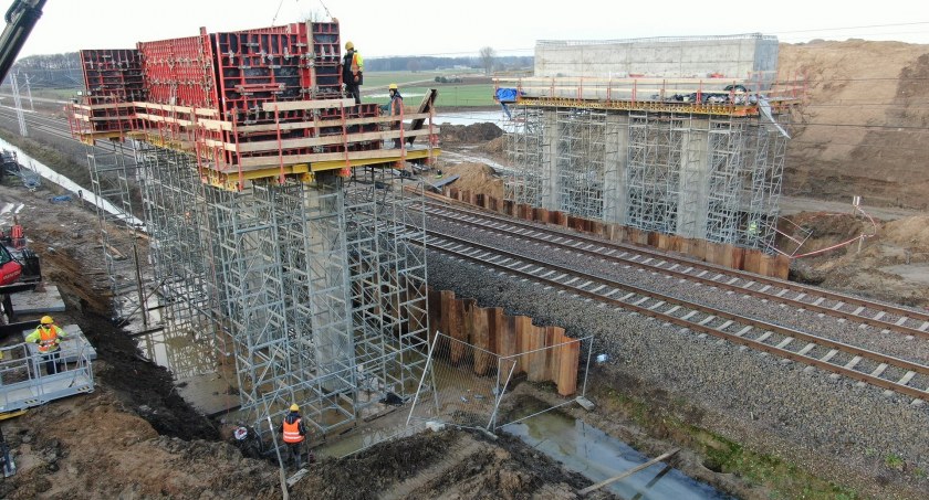 Postępy przy budowie trasy Rail Baltica [foto]