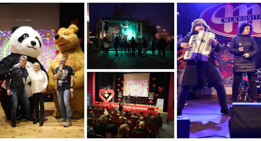 Głośny 31. finał WOŚP w Wysokiem Mazowieckiem oraz Szepietowie [FOTO+VIDEO]