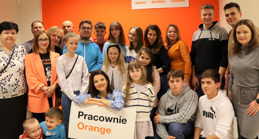 Joanna Jabłczyńska pojawiła się na warsztatach w Pracowni Orange [foto]