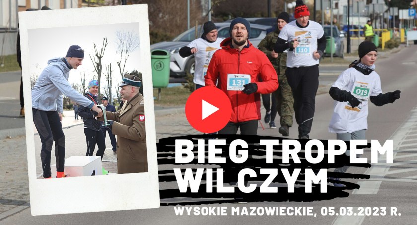 Tak było podczas Biegu Pamięci Żołnierzy Wyklętych Tropem Wilczym w Wysokiem Mazowieckiem [VIDEO]