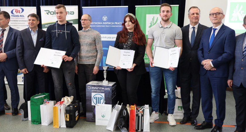 W Wysokiem Mazowieckiem podsumowano wojewódzki konkurs KRUS. Na podium uczeń CKZ [FOTO]