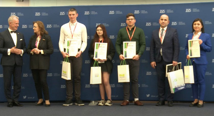 Uczniowie ze Staszica po raz kolejny w czołówce Ogólnopolskiej Olimpiady ZUS