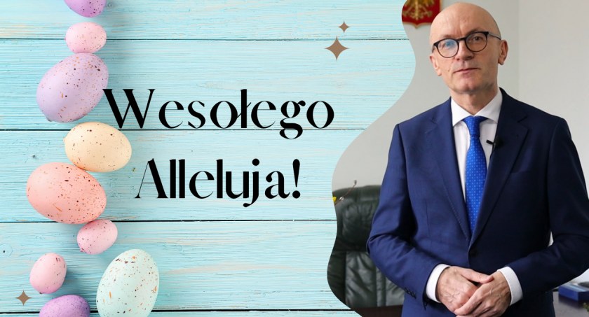 Życzenia wielkanocne od Starosty Wysokomazowieckiego Bogdana Zielińskiego [VIDEO]