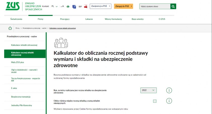 Kto musi rozliczyć składkę zdrowotną za 2022 rok?