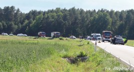 Wypadek w gm. Sokoły. Brała w nim udział kolumna rządowa [FOTO + aktualizacja]