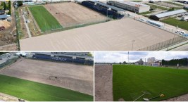 Ruszyło układanie murawy na stadionie w Wysokiem Mazowieckiem [FOTO + VIDEO]