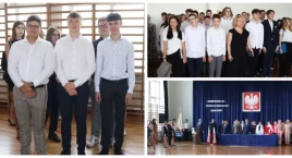 Uczniowie ZSZ im. St. Staszica w Wysokiem Mazowieckiem rozpoczęli nowy rok szkolny [FOTO]