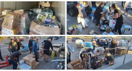 Ponad 30 palet darów dla powodzian wyjechało z Wysokiego Mazowieckiego [foto]