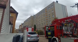 Pożar mieszkania w Wysokiem Mazowieckiem