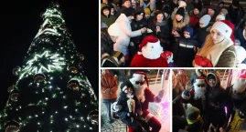 Tłumy na uroczystym rozświetleniu świątecznych iluminacji w Czyżewie [FOTO + VIDEO]
