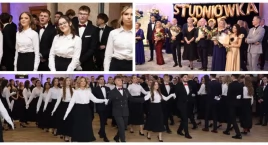 Studniówka 2025. Piękny polonez na balu Jagiellończyka w Wysokiem Mazowieckiem [FOTO + VIDEO]