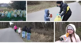 Gołasze-Górki dają przykład - mieszkańcy posprzątali drogę do sąsiedniej wsi [FOTO + VIDEO]