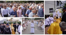 Boże Ciało 2025. Tłumy wiernych w uroczystej procesji w Wysokiem Mazowieckiem [FOTO + VIDEO]