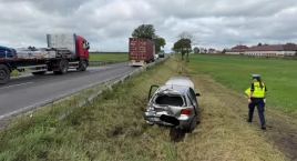 Wypadek na DK66 Wysokie Mazowieckie - Zambrów. Cięża…