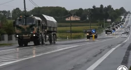 Wojskowe kolumny na drogach – trwa powrót po manewrach