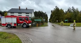 Zderzenie na skrzyżowaniu w Czarnowie-Bikach