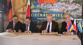Ciechanowiec nawiązuje współpracę z armeńskim Waik. Podpisano list intencyjny