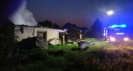 Pożar pustostanu w Sokołach [foto]