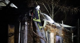 Gmina Ciechanowiec: Pożar budynku mieszkalnego [FOTO+VIDEO]
