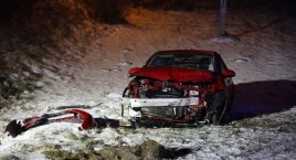 Wypadek w rejonie Jabłonki Kościelnej. Dwie osoby w szpitalu [FOTO+VIDEO+AKTUALIZACJA]