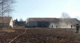 Płonęło pół hektara suchej trawy [foto]